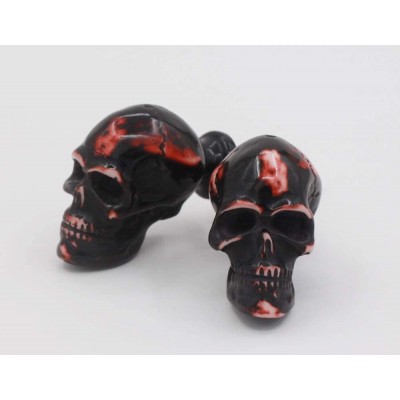 Home Decor- Skull Knob Decorative Resin Dresser Knob for Furniture, Chest of Drawres, Cupboard, Nursery Drawer and Cabinet Pull